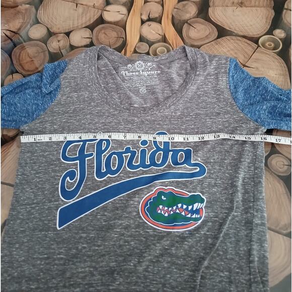 Three Square University of Florida Gators Raglan Baseball Long Sleeve Shirt M - Picture 5 of 7